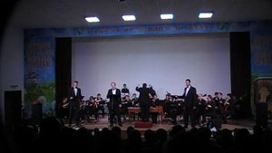 ТРИ БАСА-ПРОФУНДО.ВЕЧЕРНИЙ ЗВОН В ИСП ВОКАЛЬНОГО ТРИО В СОПР ОРКЕСТРА.РУК.А.БЫКОВ 16 04 2018Г