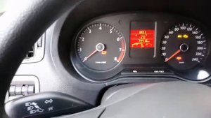 Запуск после трех дней простоя в -25°. Polo Sedan.