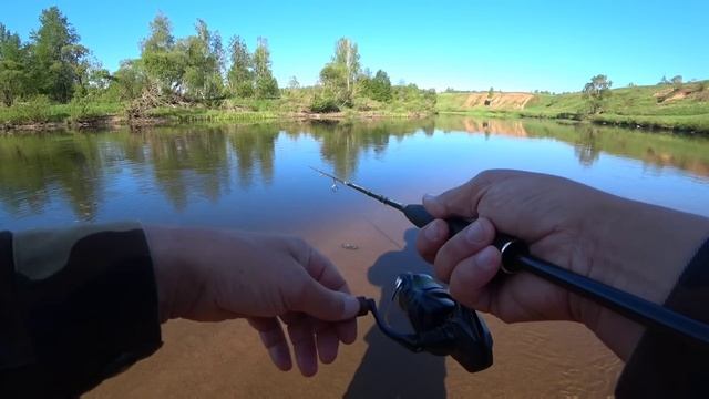 Щука и Окунь с берега!!! Пешая рыбалка .... смотреть онлайн