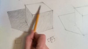 РИСУЕМ СО МНОЙ С НУЛЯ. 12  УРОК: Композиция; контраст. Штриховка куба.