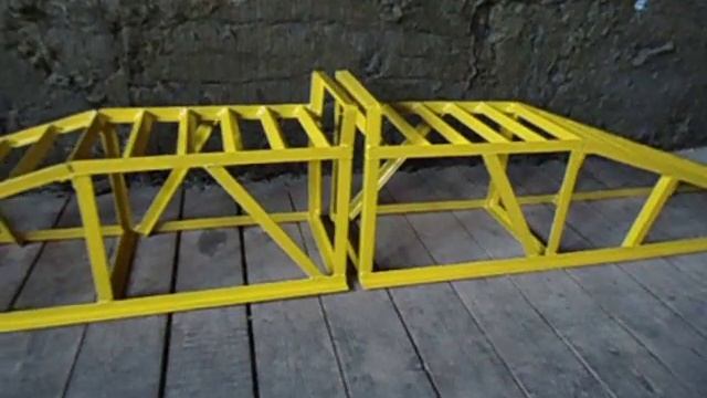 Мини-эстакада(рампа) для автомобиля своими руками.
