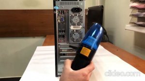 Результат до и после чистки ПК. Мощный беспроводной пылесос с воздуходувкой 2 В 1 Opolar