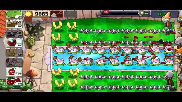 plants vs zombies (last stand) gameplay from 1 until 4 flag completed смотреть онлайн