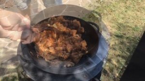 СВИНИНА ЖАРЕНАЯ с картошкой.