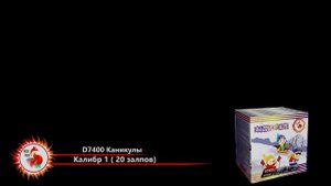 Фейерверк Каникулы D7400 (1 х 20) 20 залпов