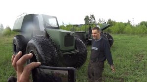 Обзор вездеходов Соломономобиль, шина Трэкол 1600х700, кунг и борт. ч3.