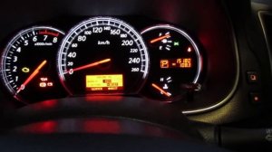 TEANA J32 - MID SETTING - ENGINE OIL RESET