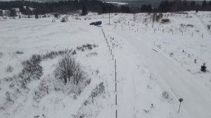 Забор на ЖБ сваях