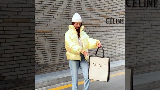 Женская блестящая куртка с воротником стойкой, короткая свободная хлопковая куртка, повседневный смотреть онлайн