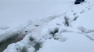 Захлебнулась мотособака и буран на оз. Щучье /рыбалка