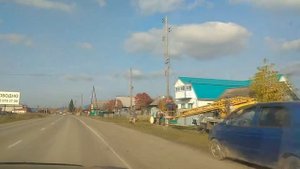 Движение на автомобиле по Тугулыму