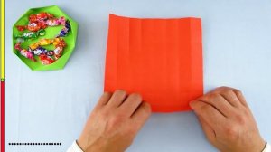 Оригами тарелка / assiette en papier / Origami-Pappteller