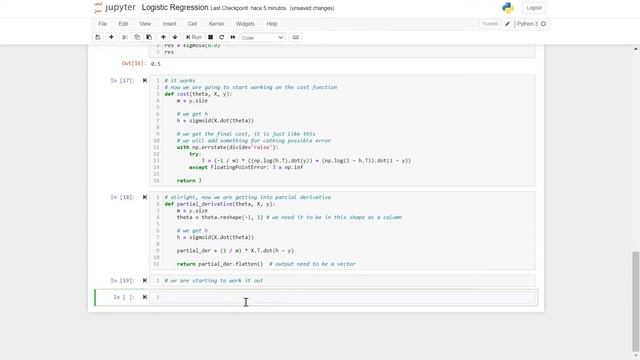 2 - Logistic Regression Python - Machine Learning Algorithms with Python and Matplotlib