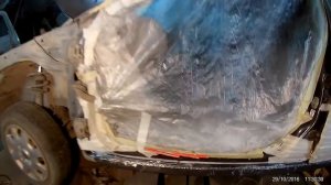 Кузовной ремонт Nissan Sunny часть 4