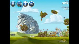 Angry Birds Star Wars 2 Level B3-14 Battle of Naboo 3-Star Walkthrough