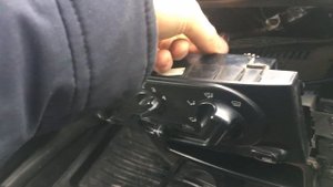 замена лампочек в блоке управления печкой (БУП) ланос/сенс