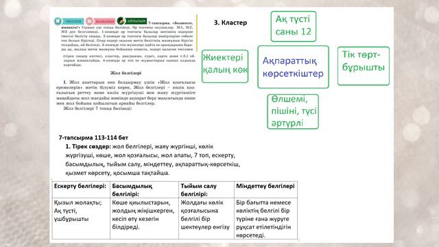 Қазақ тілі 5 сынып 7-бөлім 1-2 Сабақ Жол белгілерін білеміз бе? #5сынып #қазақтілі #қазақтілі5сынып