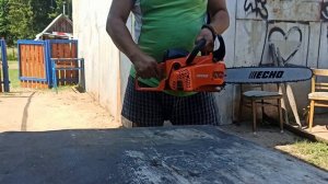 Моя новая  бензопила эхо cs-361wes
