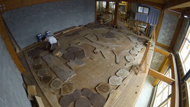 Mosaic Wood Floor - How It's Made - Rails Steakhouse смотреть онлайн