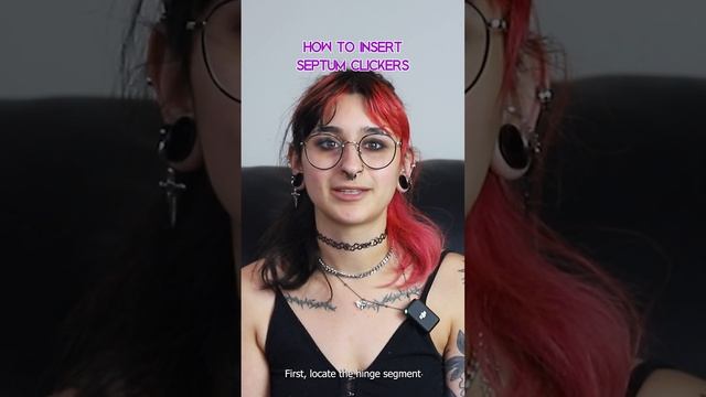 How to Insert Septum Clicker Rings смотреть онлайн