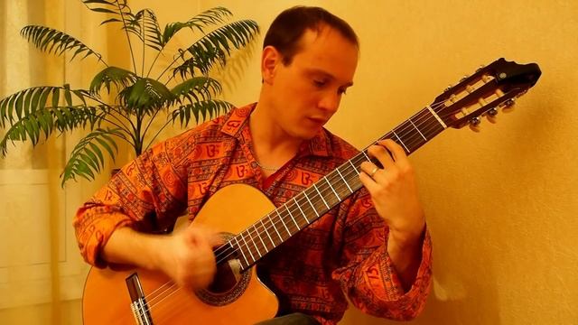 Shiva Shambo Indian mantra on guitar. Fingerstyle guitar cover. смотреть онлайн