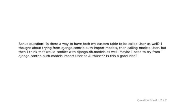 Django : Adding custom fields to auth_user table in Django смотреть онлайн