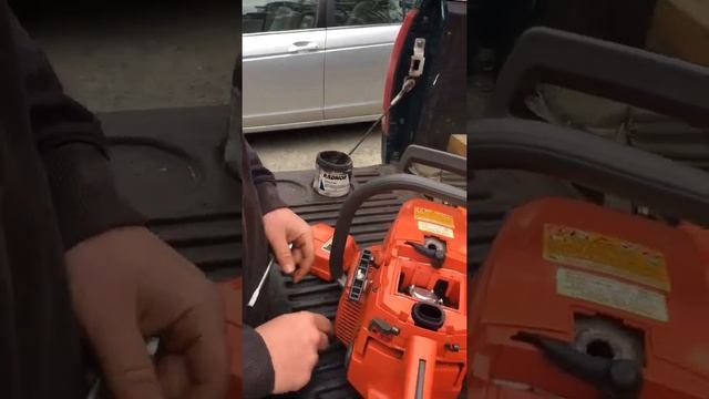 Fix a flooded chainsaw