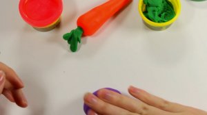 Лепим овощи из пластилина Play Doh!Учим овощи для детей!Развивающие Игры!Развивающее видео!