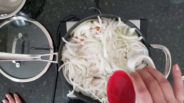 Курица в Луковом Соусе. Готовим в Америке.