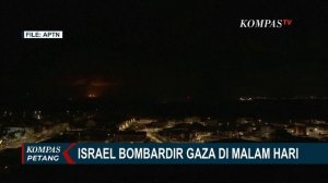 Israel Bombardir  Pengungsian Gaza Dengan Roket di Malam Hari