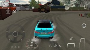 Дрифт настройка на BMW M5 F90 в кар паркинг