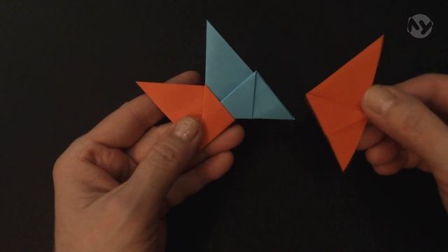 Звезда оригами из модулей. смотреть онлайн