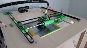 Самодельный H-bot в работе