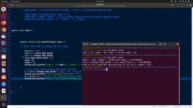 Lesson 12 Data types Java's long primitive type смотреть онлайн