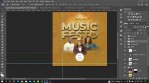 How to create a Professional Flyer using Adobe Photoshop Speed Design (Music Concert)