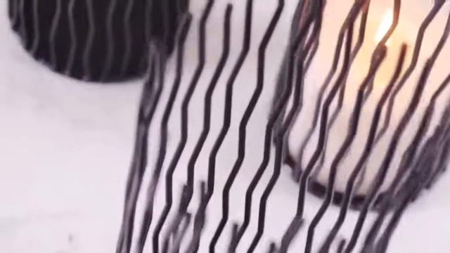 Современный железный художественный черный подсвечник свадебный опора обеденный стол украшение дома смотреть онлайн