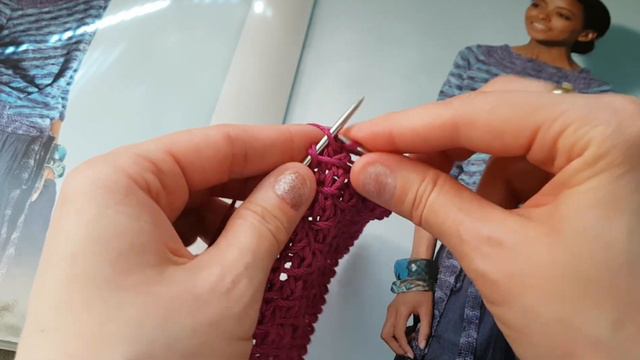 Вяжем изящную плетёнку спицами 📣 knitting pattern.
