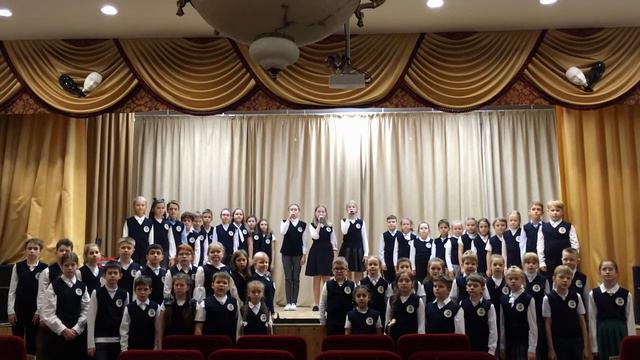 "Солнечный круг" - школьный хор смотреть онлайн