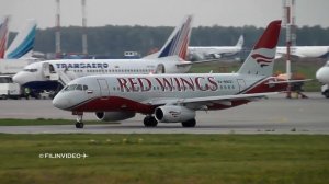 ✈Сухой SuperJet 100 авиакомпании Red Wings / Аэропорт Домодедово