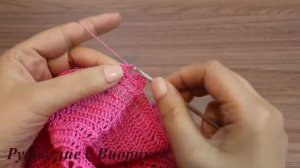 Детское платье крючком.Размер 3-4 года.Часть №4