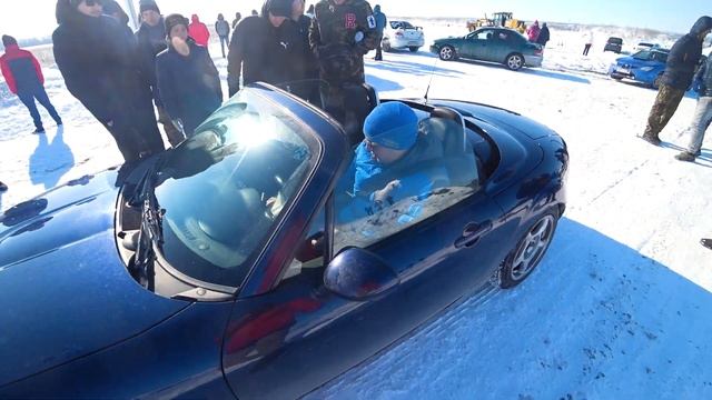Ворвался на зимнюю гонку.Новая трасса в Ростове.Снежный кайф!