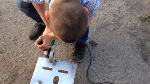 Установка защиты днища квадроцикла CFMoto X6