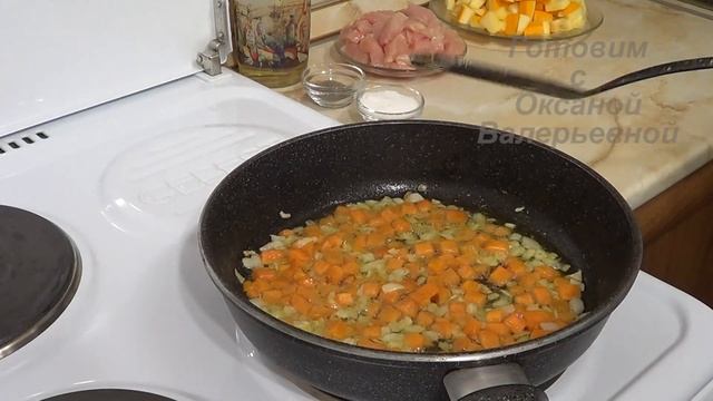 Сочная куриная грудка с кабачками. Это блюдо достойно высших похвал! Готовим с Оксаной Валерьевной.