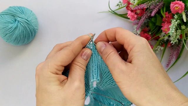 АЖУРНАЯ ШАПОЧКА СПИЦАМИ // МАСТЕР-КЛАСС смотреть онлайн