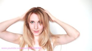 Накладные волосы. 1й способ крепления. How To Clip Hair Extensions. First Method