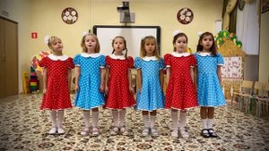 Вокальный коллектив "Горошинки". Песня "Капризный дождик", сл. и муз. Л. Некрасова.