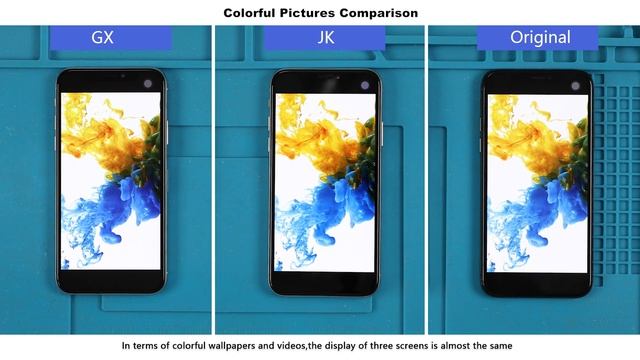 iPhone X Soft OLED Comparison. JK vs GX - MobileProParts