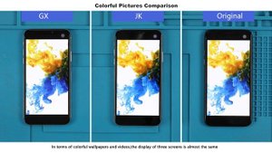 iPhone X Soft OLED Comparison. JK vs GX - MobileProParts