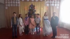 Новогодняя песня от учащихся 5-го класса
