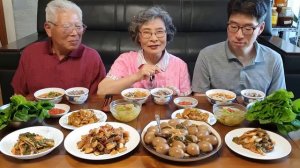 엄마 집밥이 최고~! 콩나물 찌개와 삼겹살 간장조림 (오이지 담그기, 계란 장조림) Bean Sprout Stew Mukbang / Korean Food Recipes